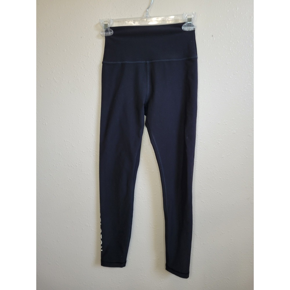 Peloton Cadent Leggings Women's Size SMALL Black Athleisure Pants Logo
